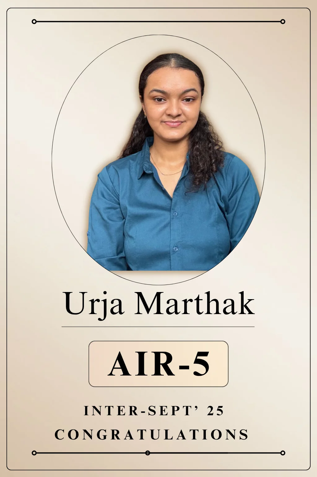 Urja Marthak September 2025