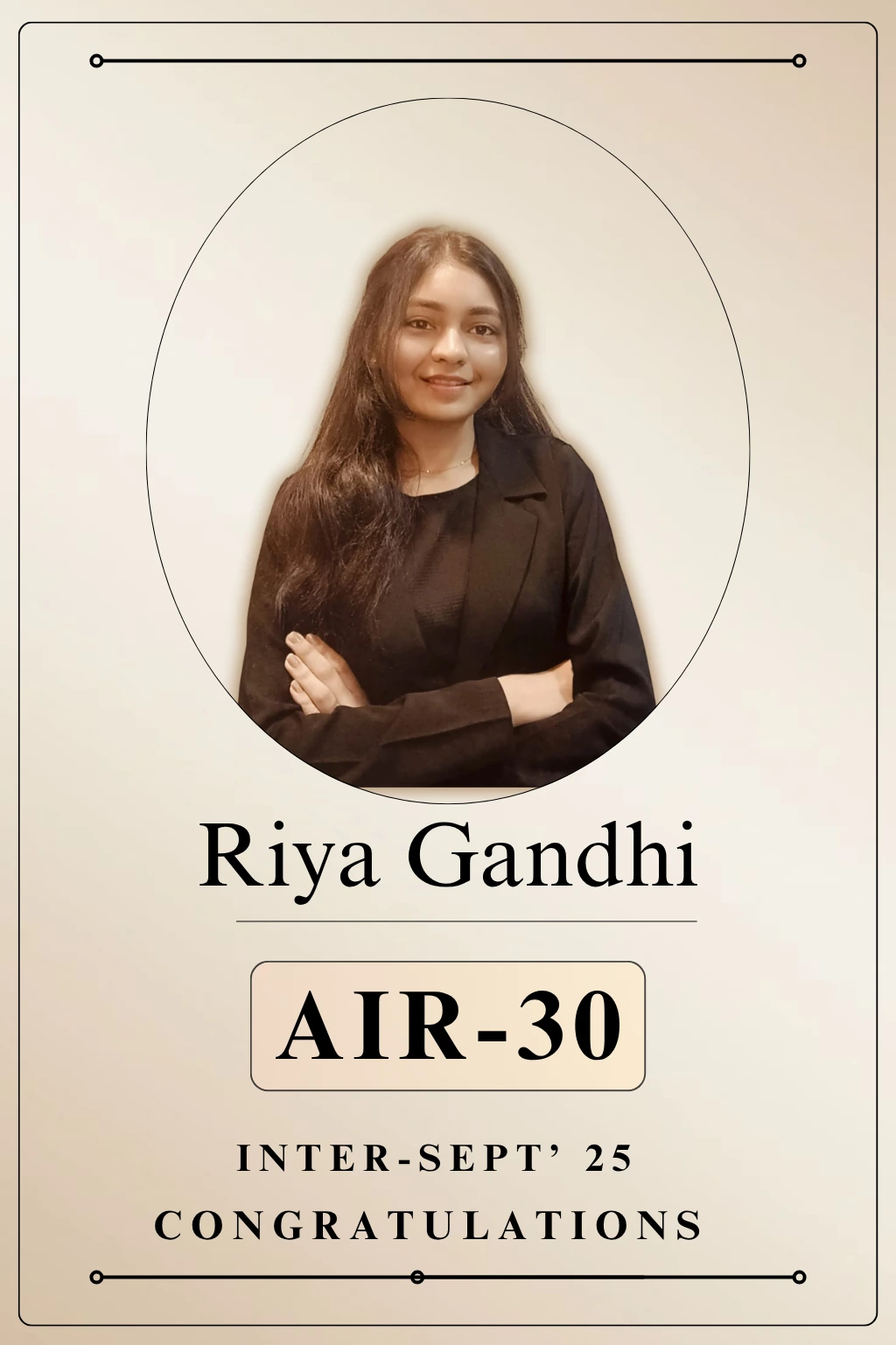 Riya Gandhi September 2025