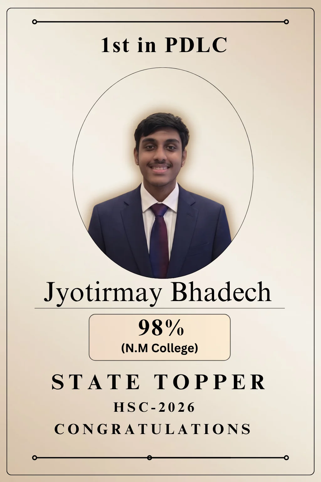 Jyotirmay Bhadech May 2026