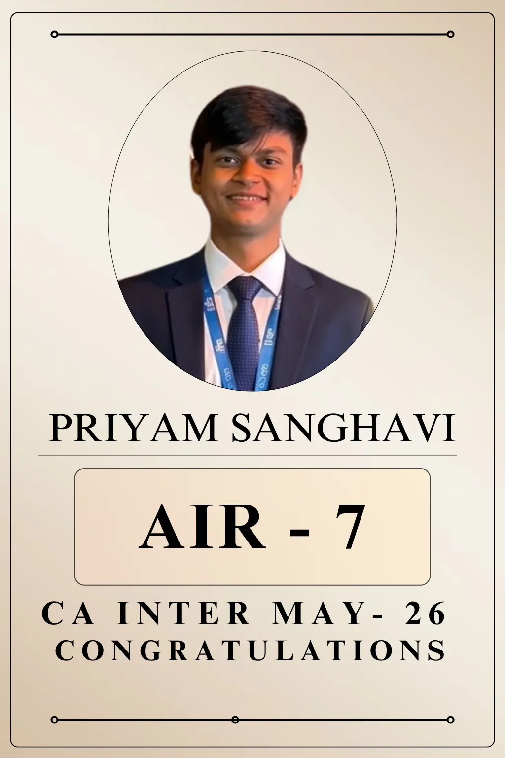 PRIYAM SANGHAVI May 2026
