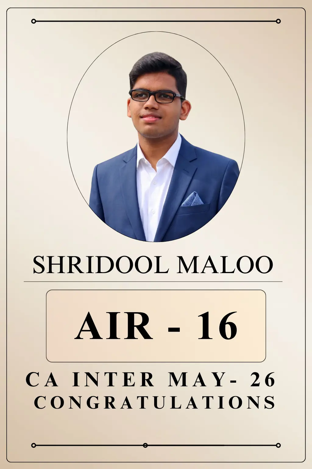SHRIDOOL MALOO  May 2026