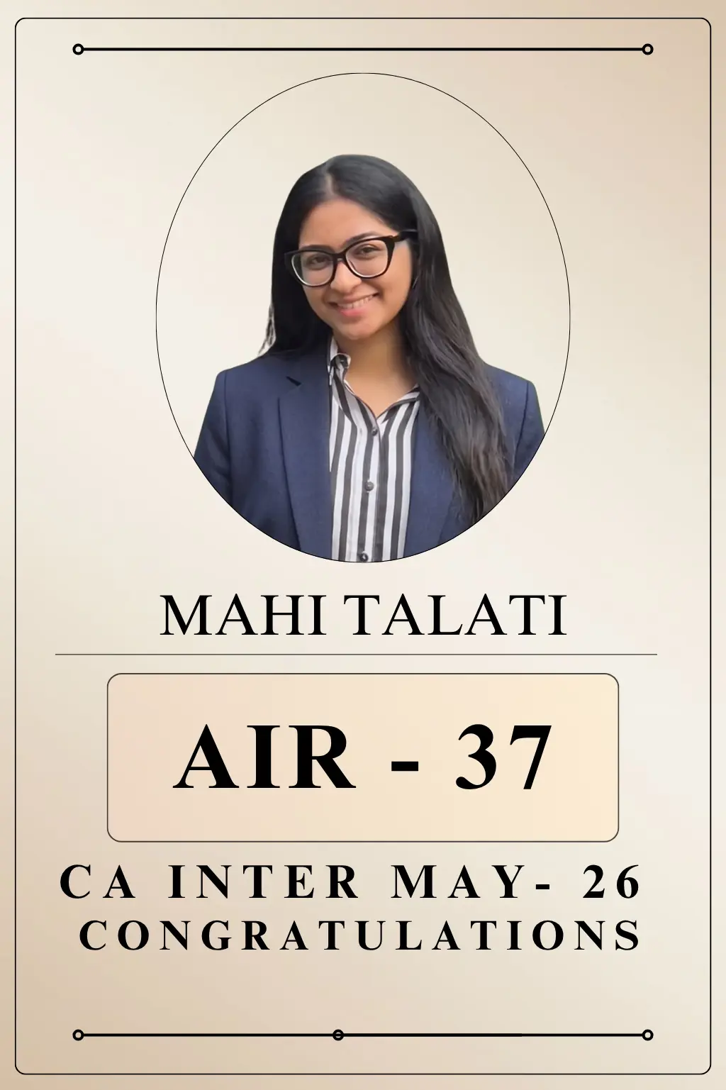 MAHI TALATI May 2026